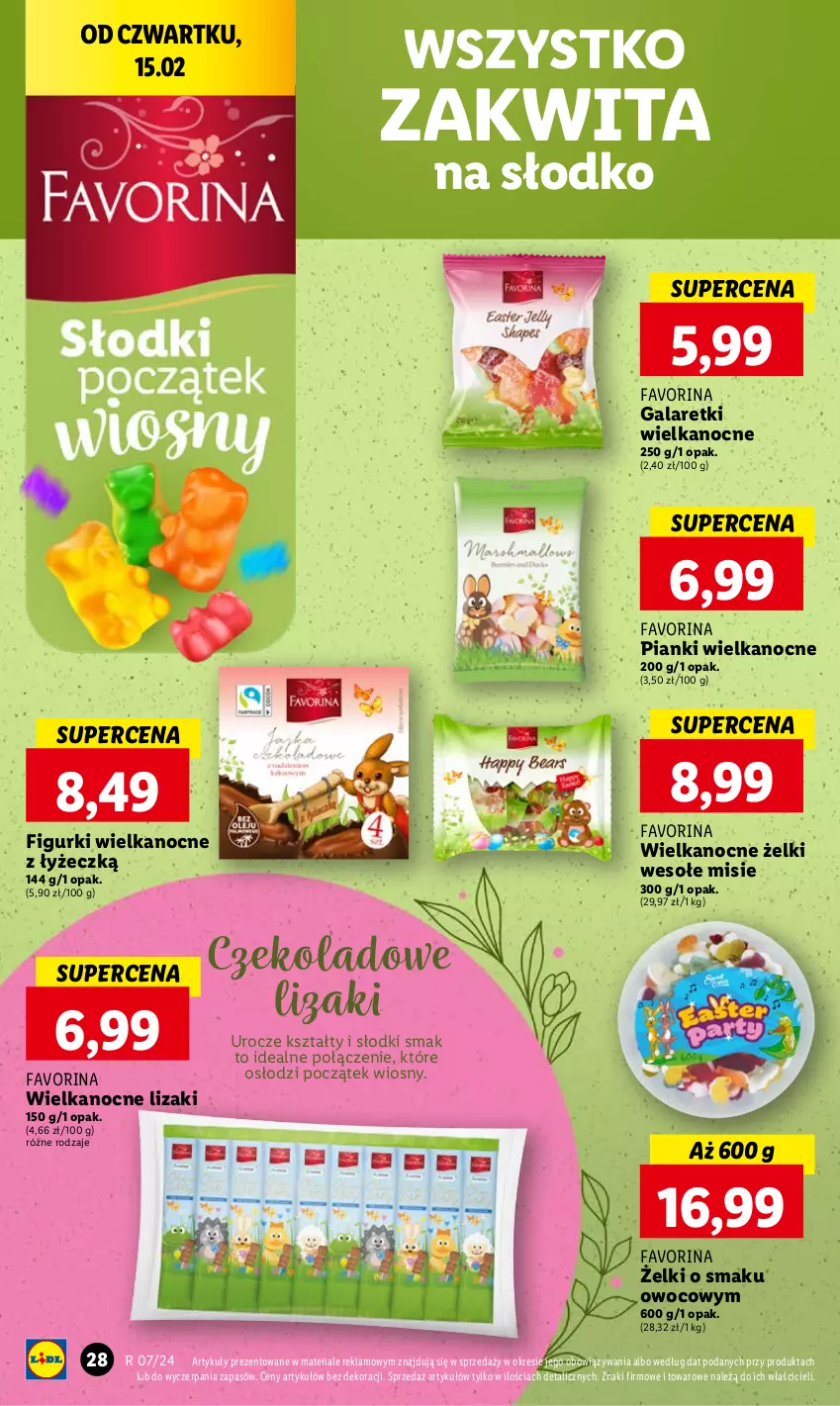 Gazetka promocyjna Lidl - GAZETKA - ważna 15.02 do 17.02.2024 - strona 32 - produkty: Fa, Gala, Galaretki, Lizaki