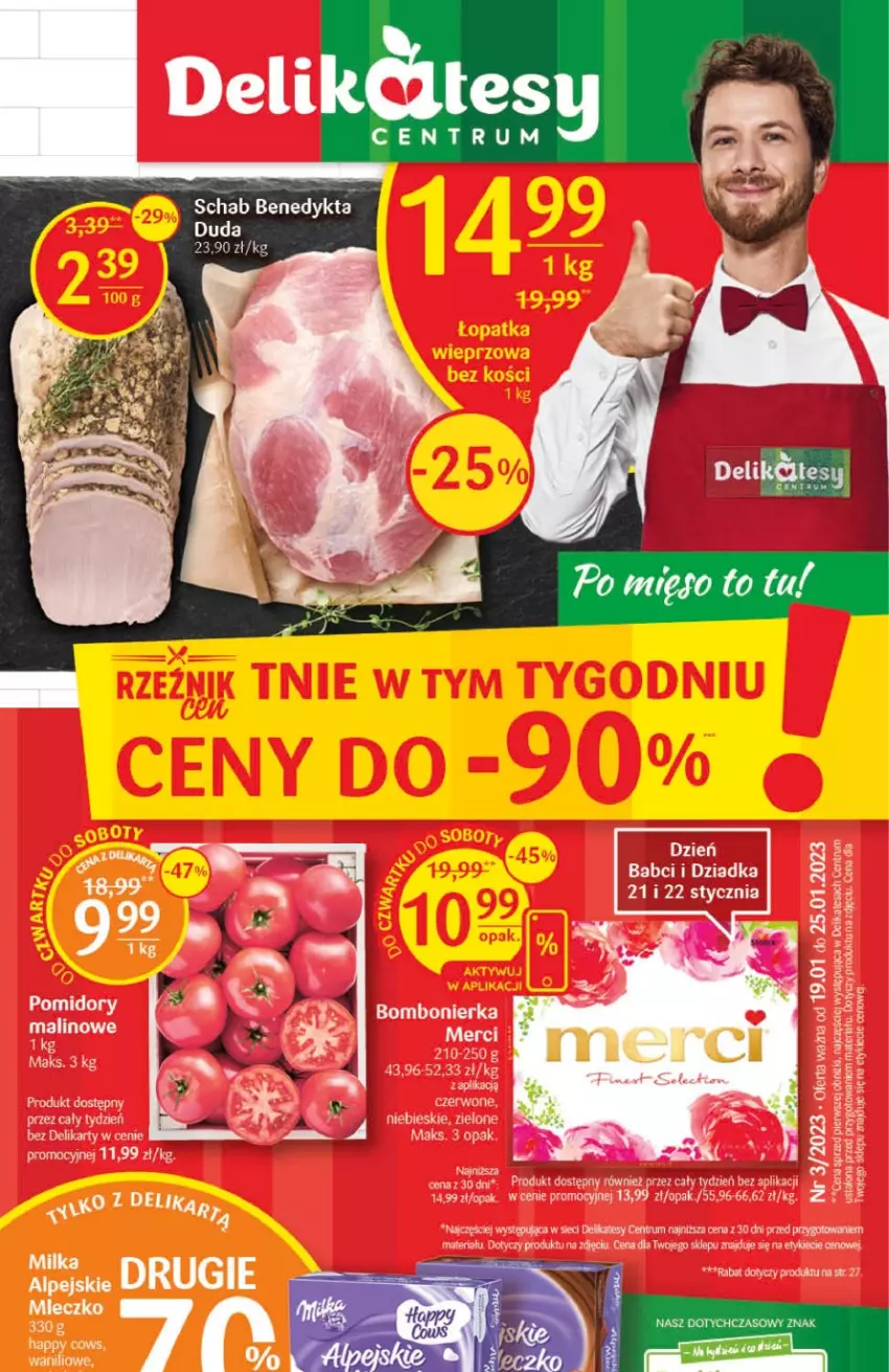 Gazetka promocyjna Delikatesy Centrum - Gazetka DC03 - ważna 19.01 do 25.01.2023 - strona 1 - produkty: Duda