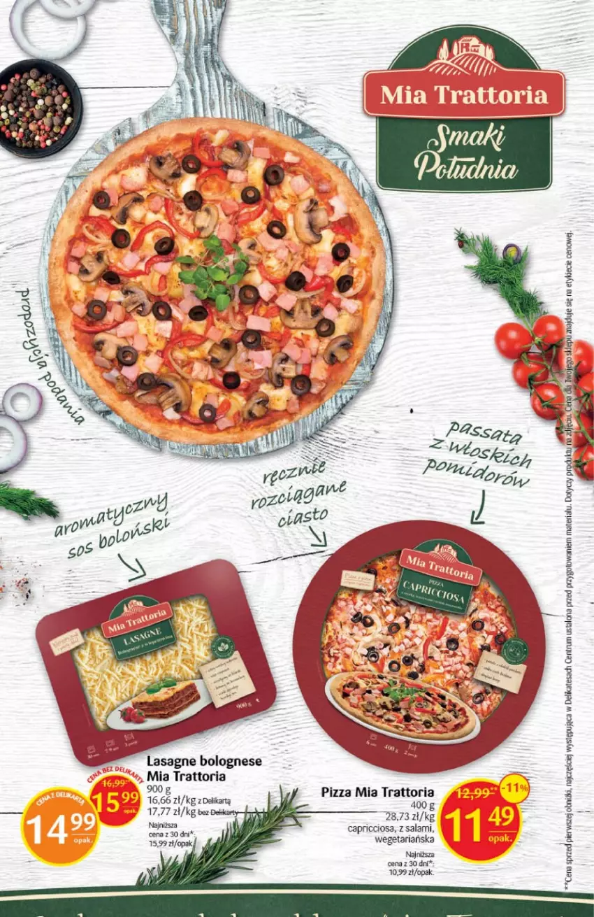 Gazetka promocyjna Delikatesy Centrum - Gazetka DC03 - ważna 19.01 do 25.01.2023 - strona 8 - produkty: Lasagne, Lasagne bolognese, Pizza, Salami