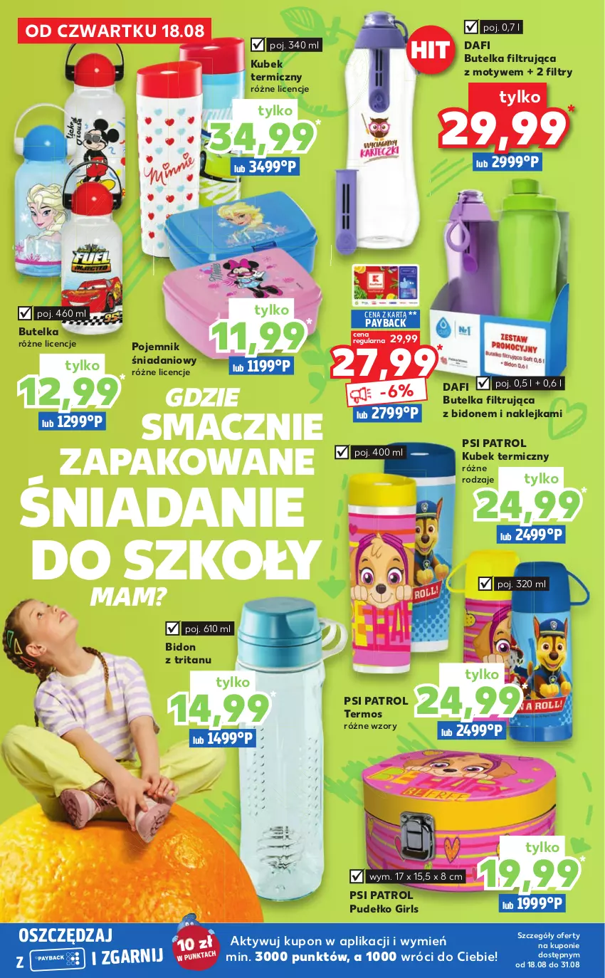 Gazetka promocyjna Kaufland - Oferta specjalna - ważna 18.08 do 03.09.2022 - strona 12 - produkty: Danio, Klej, Kubek, Kubek termiczny, Kuchnia, Pojemnik, Psi Patrol, Pudełko, Termos