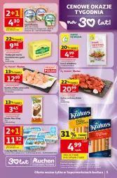 Gazetka promocyjna Auchan - Gazetka 30 Lat Supermarket Auchan - Gazetka - ważna od 13.05 do 13.05.2026 - strona 5 - produkty: Kurczak, Gulasz wołowy, Ser, Sałat, Serek, Masło, Almette, Kinder