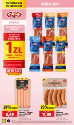 Gazetka promocyjna Lidl - GAZETKA - Gazetka - ważna od 17.08 do 17.08.2024 - strona 26 - produkty: Kurczak, Parówki, PIKOK, Kiełbasa głogowska, Kabanos, Kiełbasa