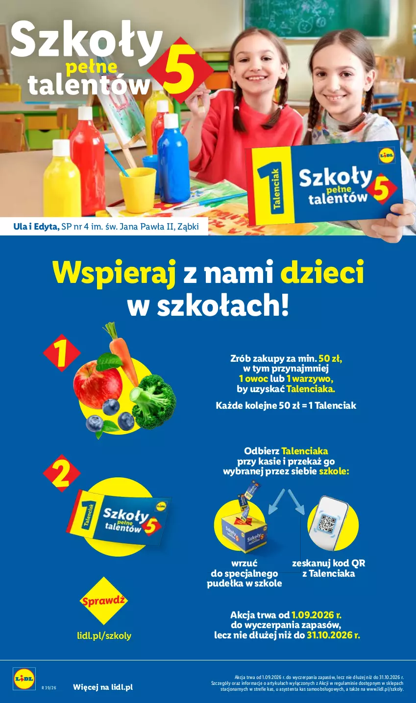 Gazetka promocyjna Lidl - Gazetka ważna od 21.09. do 23.09 - ważna 21.09 do 23.09.2026 - strona 10 - produkty: Dzieci, Olej