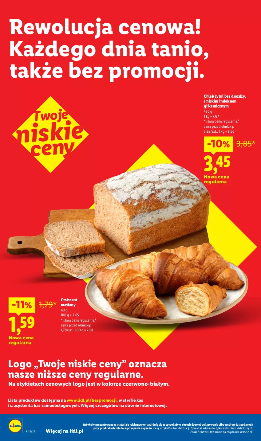 Gazetka promocyjna Lidl - Gazetka ważna od 21.09. do 23.09 - ważna 21.09 do 23.09.2026 - strona 18 - produkty: Chleb, Croissant