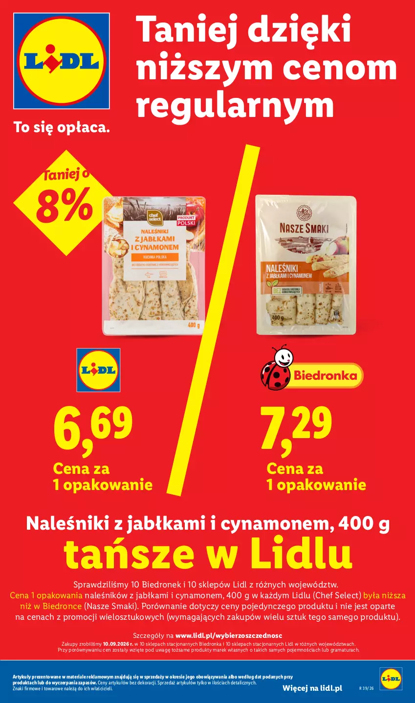 Gazetka promocyjna Lidl - Gazetka ważna od 21.09. do 23.09 - ważna 21.09 do 23.09.2026 - strona 5 - produkty: Dron, Gra, Jabłka, Naleśniki, Por, Rama