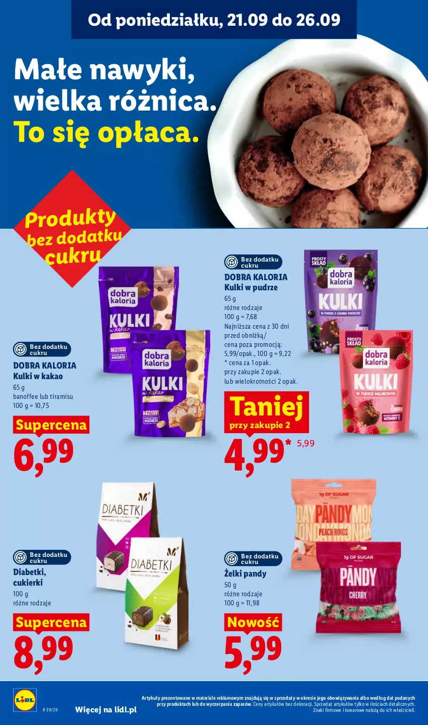 Gazetka promocyjna Lidl - Gazetka ważna od 21.09. do 23.09 - ważna 21.09 do 23.09.2026 - strona 54 - produkty: Cukier, Cukierki, Kakao