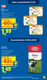 Gazetka promocyjna Lidl - Gazetka ważna od 21.09. do 23.09 - Gazetka - ważna od 23.09 do 23.09.2026 - strona 11 - produkty: Mlekovita, Pilos, Masło, Mleko