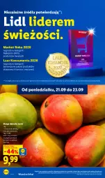 Gazetka promocyjna Lidl - Gazetka ważna od 21.09. do 23.09 - Gazetka - ważna od 23.09 do 23.09.2026 - strona 32 - produkty: Warzywa, Laur, Owoce, Mango