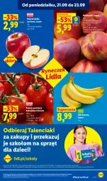 Gazetka promocyjna Lidl - Gazetka ważna od 21.09. do 23.09 - Gazetka - ważna od 23.09 do 23.09.2026 - strona 37 - produkty: Banany, Dzieci, Pomidory, Nektar, Jabłka
