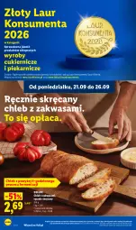 Gazetka promocyjna Lidl - Gazetka ważna od 21.09. do 23.09 - Gazetka - ważna od 23.09 do 23.09.2026 - strona 48 - produkty: Cukier, Laur, Chleb, Wasa