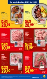 Gazetka promocyjna Lidl - Gazetka ważna od 21.09. do 23.09 - Gazetka - ważna od 23.09 do 23.09.2026 - strona 61 - produkty: Polędwica, Mięso mielone, Kaczka, Królik, Tusz, Wołowina, Mięso