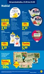 Gazetka promocyjna Lidl - Gazetka ważna od 21.09. do 23.09 - Gazetka - ważna od 23.09 do 23.09.2026 - strona 67 - produkty: Sok, Ser, Ryż, Danone, Piątnica, Jaja, Serek, Danio, Deser