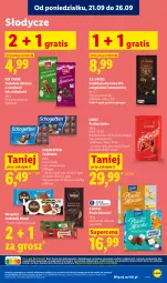 Gazetka promocyjna Lidl - Gazetka ważna od 21.09. do 23.09 - Gazetka - ważna od 23.09 do 23.09.2026 - strona 69 - produkty: Ser, Gra, Schogetten, Praliny, Lindor, Wawel, Czekolada mleczna, Mleczko, Czekolada, Ptasie mleczko, Deser, Lindt, Kokos