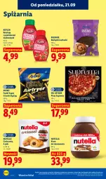Gazetka promocyjna Lidl - Gazetka ważna od 21.09. do 23.09 - Gazetka - ważna od 23.09 do 23.09.2026 - strona 88 - produkty: Ketchup, Nutella, Croissant, Dr. Oetker, Pizza, Kotlin, Rodzynki, Frytki
