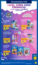 Gazetka promocyjna Lidl - Gazetka ważna od 21.09. do 23.09 - Gazetka - ważna od 23.09 do 23.09.2026 - strona 93 - produkty: Tera, Galaretka, Szampon, Kula do kąpieli, Gala, Psi Patrol, Fa