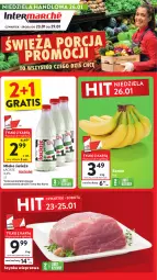 Gazetka promocyjna Intermarche - Gazetka Intermarche - Gazetka - ważna od 29.01 do 29.01.2025 - strona 1 - produkty: Gra, Szynka wieprzowa, Szynka, Mleko