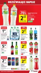 Gazetka promocyjna Intermarche - Gazetka Intermarche - Gazetka - ważna od 29.01 do 29.01.2025 - strona 27 - produkty: Nałęczowianka, Sok, Lemoniada, Mirinda, Napoje, Pepsi, Fortuna, Napój izotoniczny, Syrop, Woda mineralna, Napój niegazowany, Woda, Napój, Herbapol