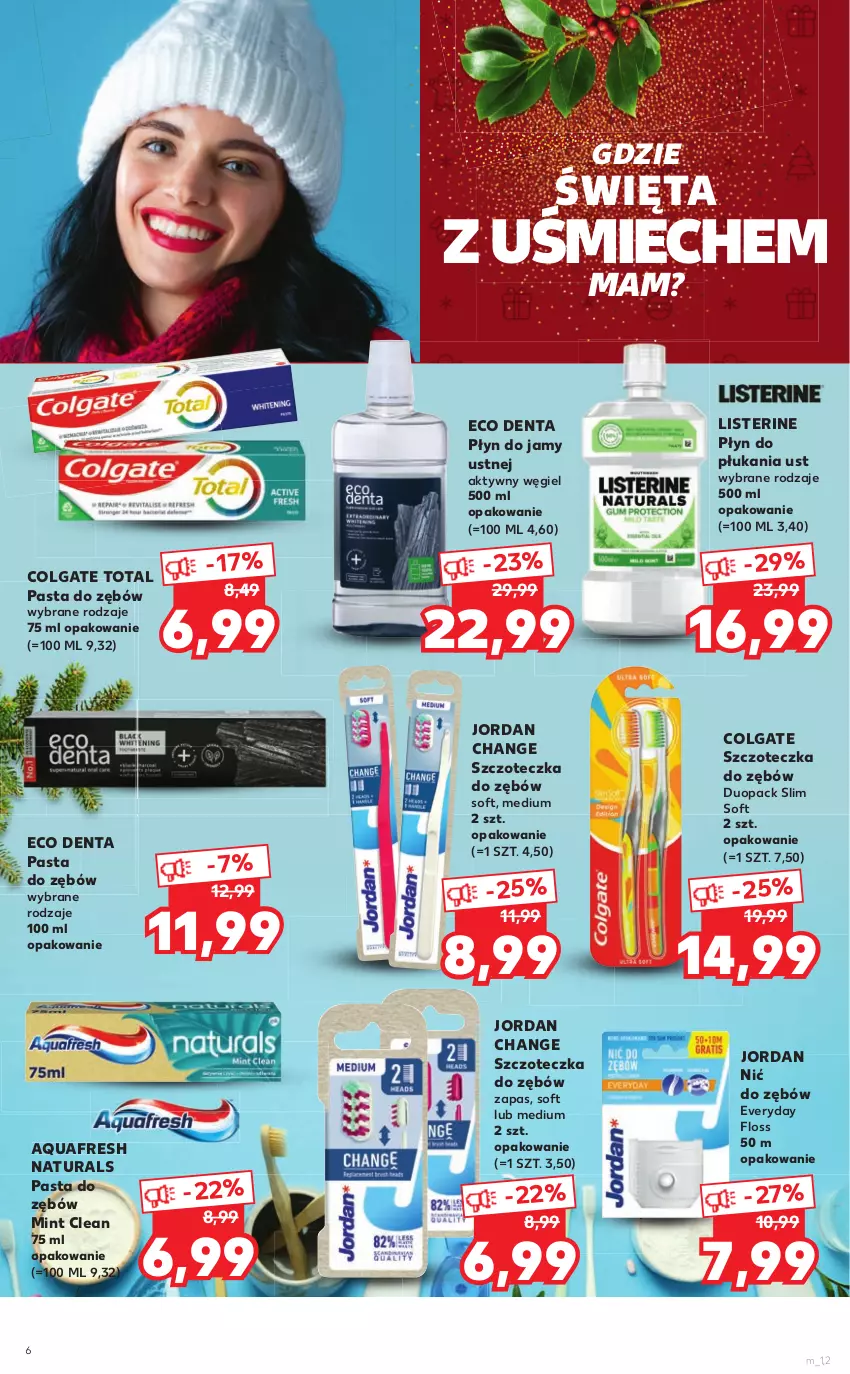 Gazetka promocyjna Kaufland - ULOTKA DANONE - ważna 08.12 do 20.12.2022 - strona 6 - produkty: Aquafresh, Colgate, Colgate Total, LG, Listerine, Pasta do zębów, Płyn do płukania, Szczoteczka, Szczoteczka do zębów