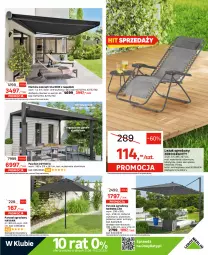 Gazetka promocyjna Leroy Merlin - Gazetka Leroy Merlin - Gazetka - ważna od 11.07 do 11.07.2023 - strona 15 - produkty: Krzesło ogrodowe, Sofa narożna, Sok, Por, Puf, Gra, Huśtawka, Stolik, Stół, Sofa, Markiza, Parasol, Napoje, Wełna, Krzesło, Fotel, Poduszka, Meble, Fa