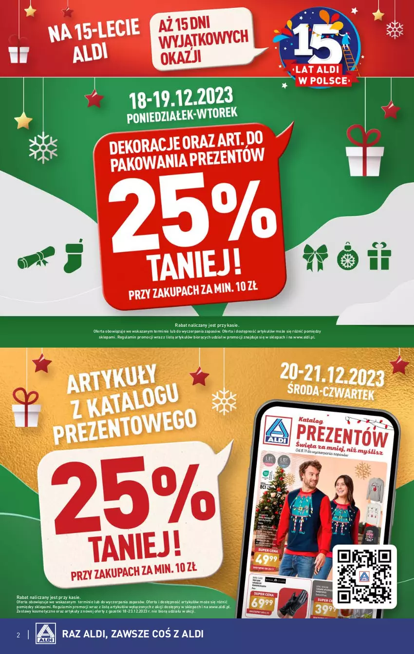 Gazetka promocyjna Aldi - Artykuły przemysłowe i tekstylia - ważna 20.12 do 23.12.2023 - strona 2