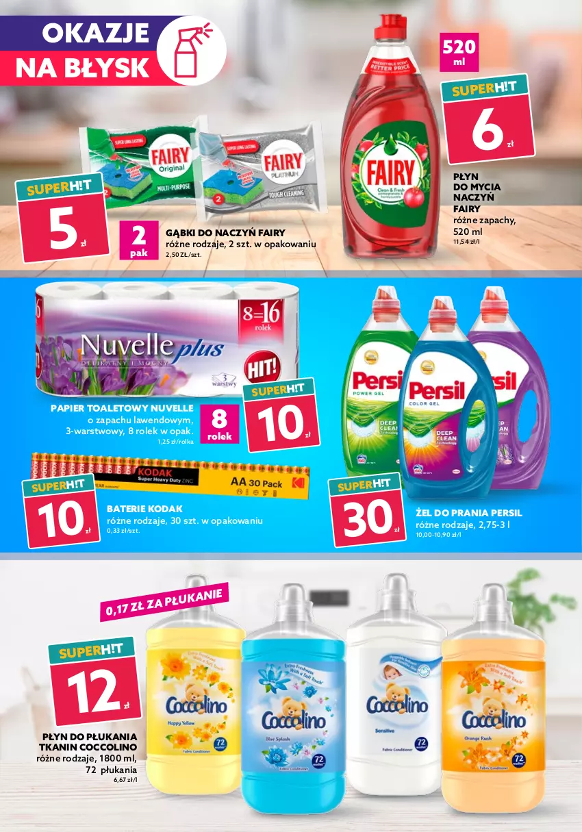 Gazetka promocyjna Dealz - Setki wakacyjnych super ofert! - sprawdź nową gazetkę - ważna 28.07 do 10.08.2021 - strona 4 - produkty: Alcon, Biszkopty, Chipsy, Coccolino, Czekolada, Do mycia naczyń, Fa, Fairy, Napój, Papier, Papier toaletowy, Persil, Płyn do mycia, Płyn do mycia naczyń, Płyn do płukania, Por, Pringles, Woda