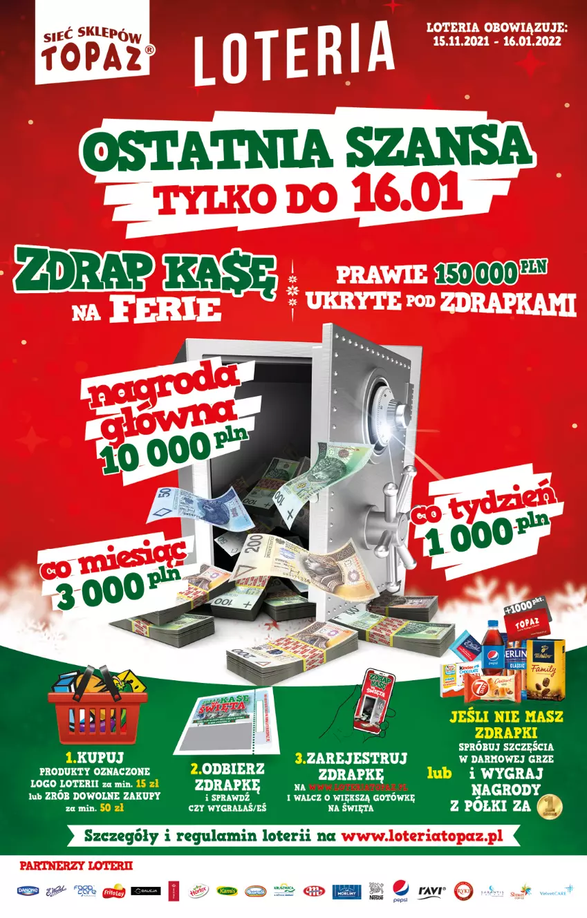 Gazetka promocyjna Topaz - Gazetka - ważna 13.01 do 19.01.2022 - strona 2 - produkty: Gra