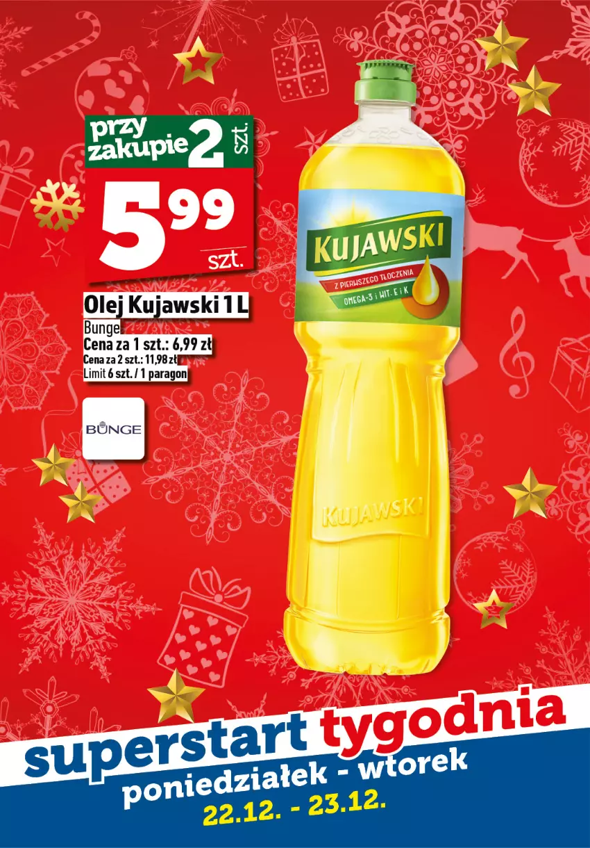 Gazetka promocyjna Topaz - Gazetka - ważna 21.12 do 23.12.2025 - strona 4 - produkty: Kujawski, Olej