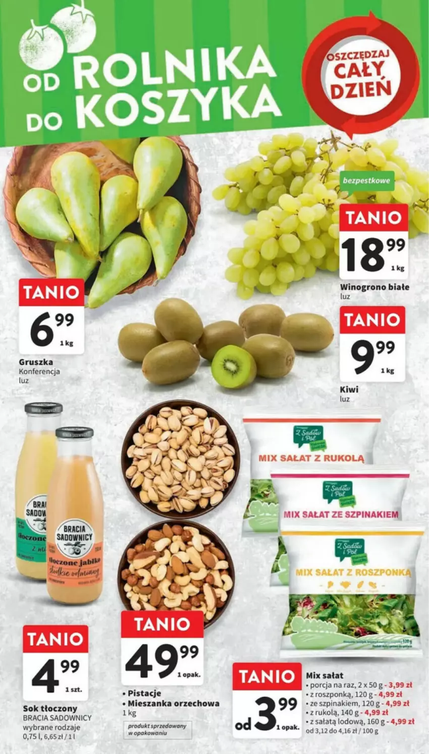 Gazetka promocyjna Intermarche - ważna 11.01 do 17.01.2024 - strona 2 - produkty: Fa, Mieszanka orzechowa, Pistacje, Sałat, Szpinak, Wino