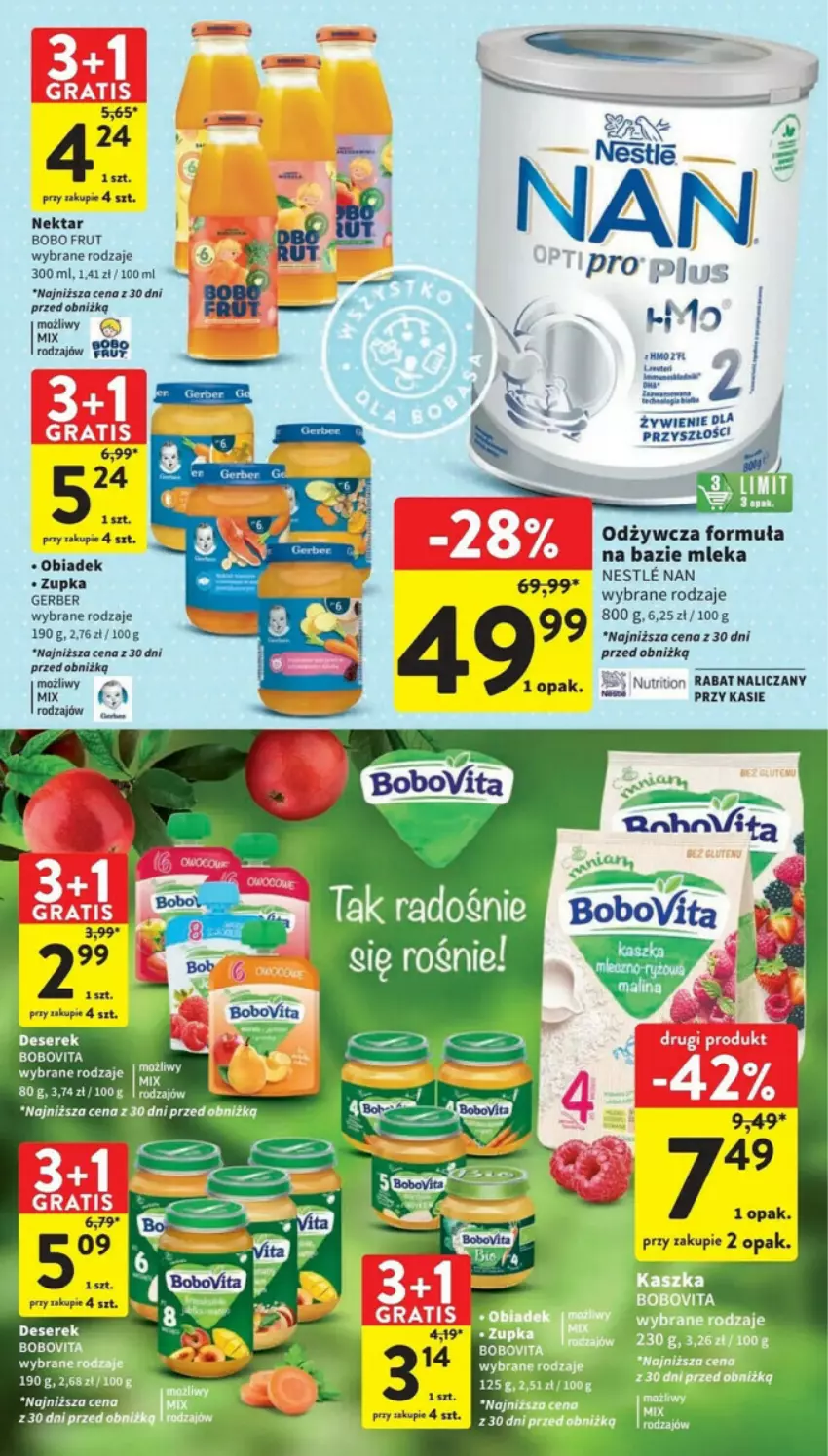 Gazetka promocyjna Intermarche - ważna 11.01 do 17.01.2024 - strona 20 - produkty: Deser, Gerber, Nektar, Ser, Serek