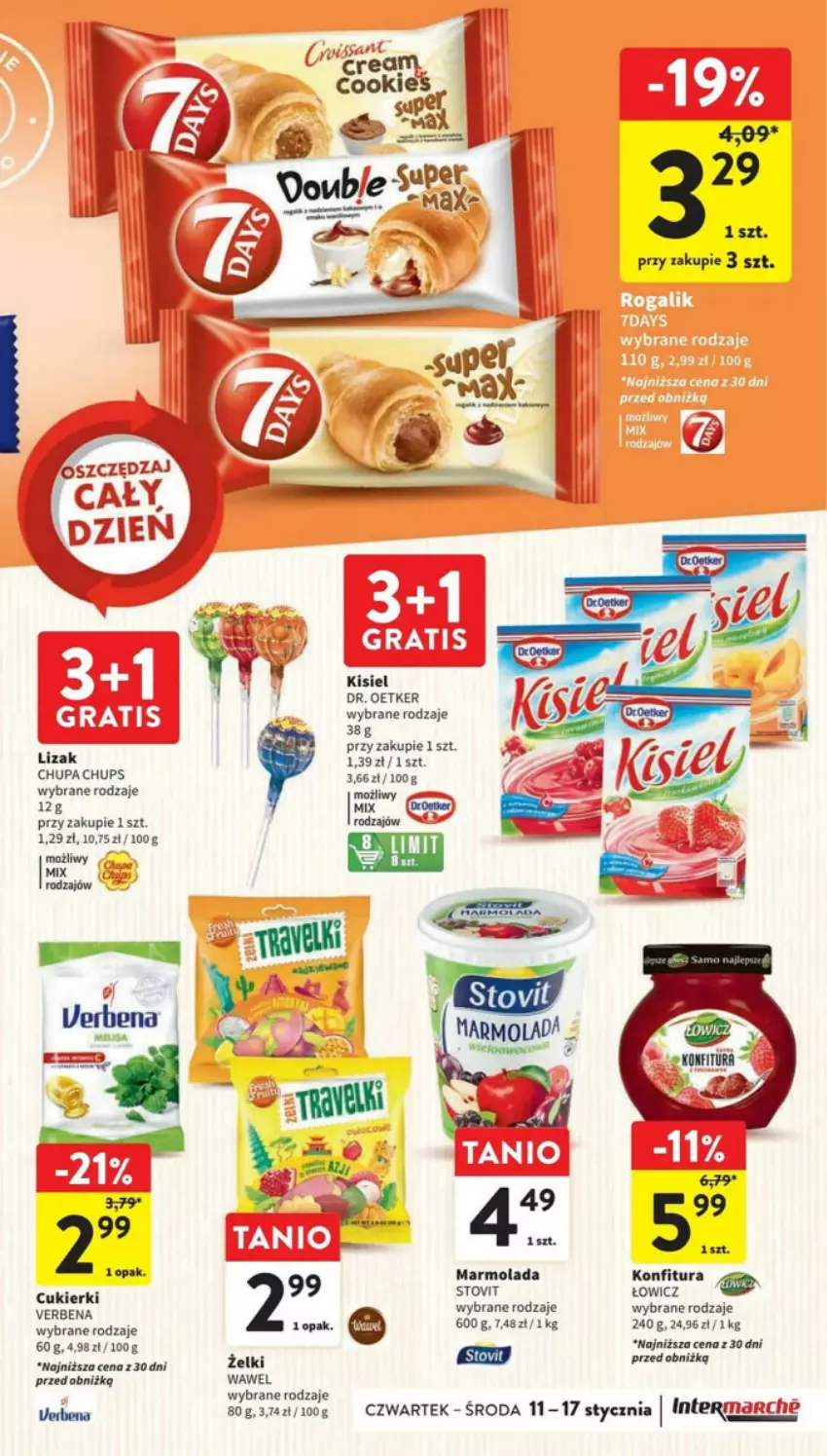 Gazetka promocyjna Intermarche - ważna 11.01 do 17.01.2024 - strona 22 - produkty: Cukier, Cukierki, Dr. Oetker, Fa, Gra, Konfitura, Marmolada, Mola, Wawel