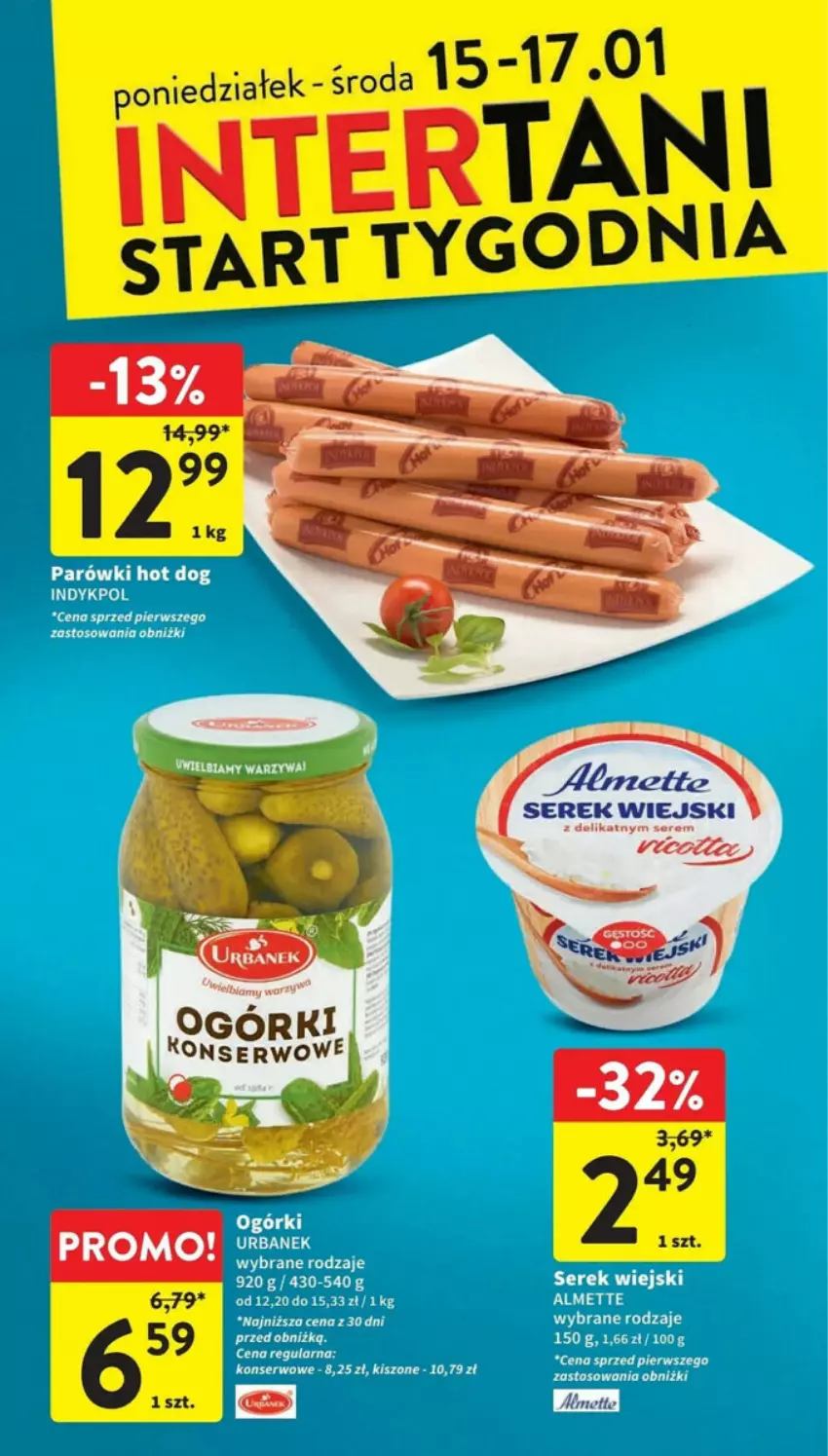 Gazetka promocyjna Intermarche - ważna 11.01 do 17.01.2024 - strona 32 - produkty: Ser, Serek, Serek wiejski