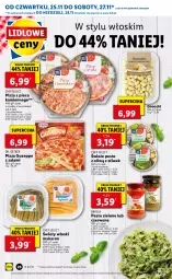 Gazetka promocyjna Lidl - GAZETKA OD 25.11 DO 28.11 - Gazetka - ważna od 28.11 do 28.11.2021 - strona 26 - produkty: Piec, Kurczak, Pizza z pieca kamiennego, Makaron, Ser, Salami, Gnocchi, Dr. Oetker, Pesto, Pizza