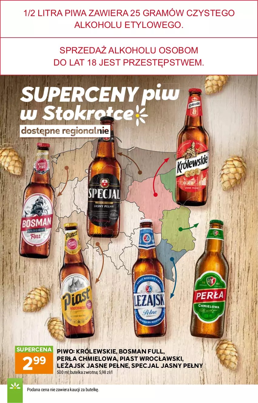 Gazetka promocyjna Stokrotka - Supermarket - ważna 14.05 do 20.05.2026 - strona 34 - produkty: Gra, Królewski, Perła, Piast, Piwa, Piwo