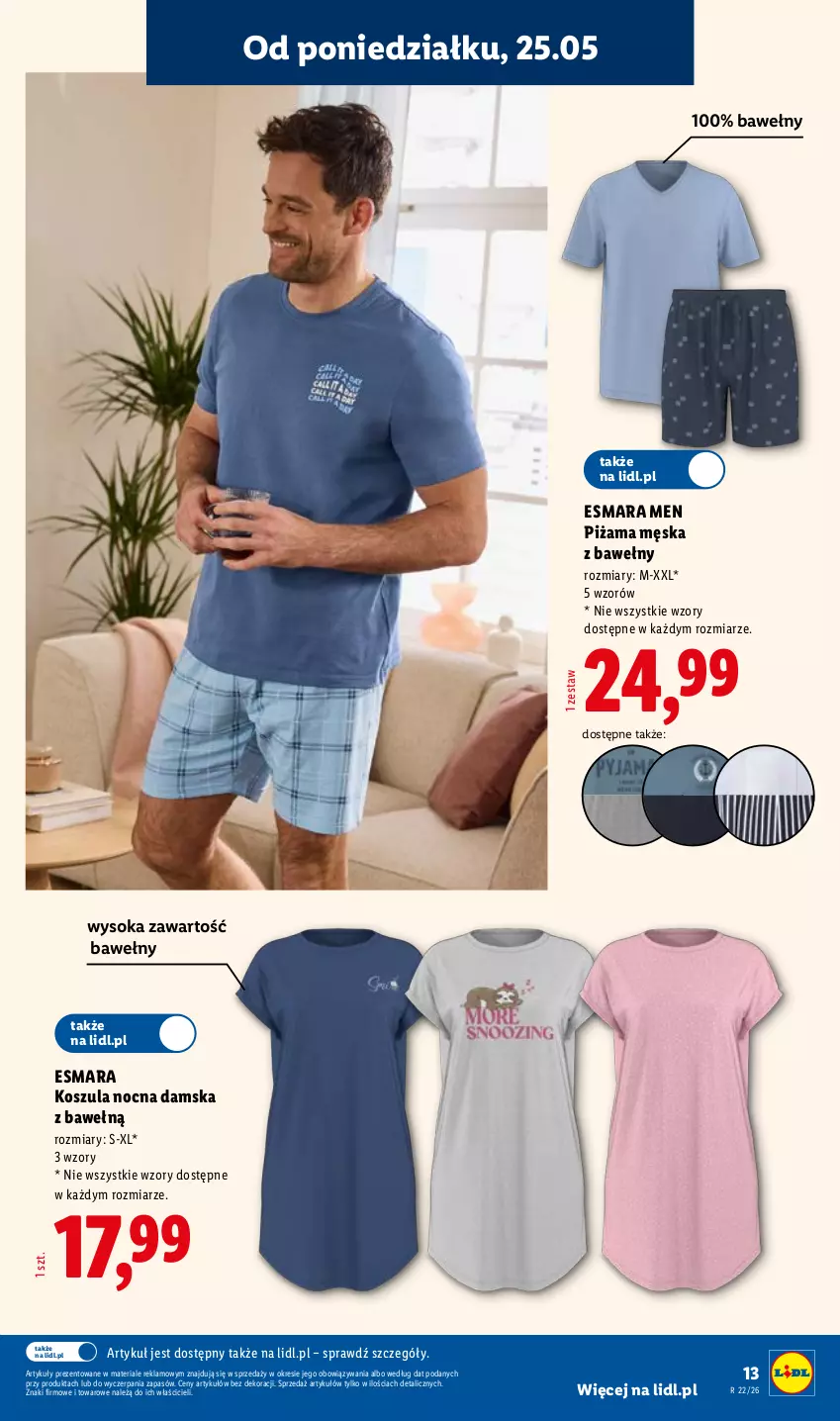 Gazetka promocyjna Lidl - Katalog ważny od 25.05 - ważna 25.05 do 30.05.2026 - strona 17 - produkty: Kosz, Koszula, Koszula nocna, Piżama, Sok