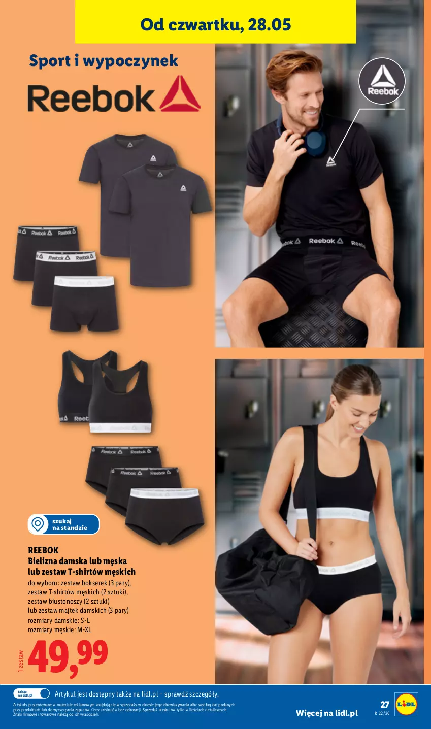 Gazetka promocyjna Lidl - Katalog ważny od 25.05 - ważna 25.05 do 30.05.2026 - strona 31 - produkty: Bielizna, Biustonosz, Por, Ser, Serek, Sport, T-shirt