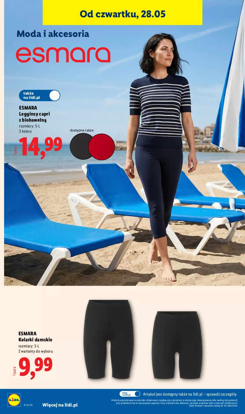 Gazetka promocyjna Lidl - Katalog ważny od 25.05 - ważna 25.05 do 30.05.2026 - strona 32 - produkty: Gin, Legginsy, Moda