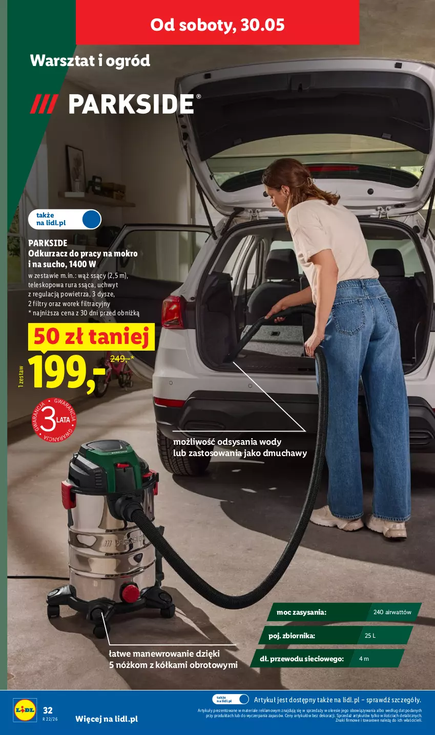 Gazetka promocyjna Lidl - Katalog ważny od 25.05 - ważna 25.05 do 30.05.2026 - strona 42 - produkty: Anew, Odkurzacz, Ogród, Parkside, Rura, Teleskop