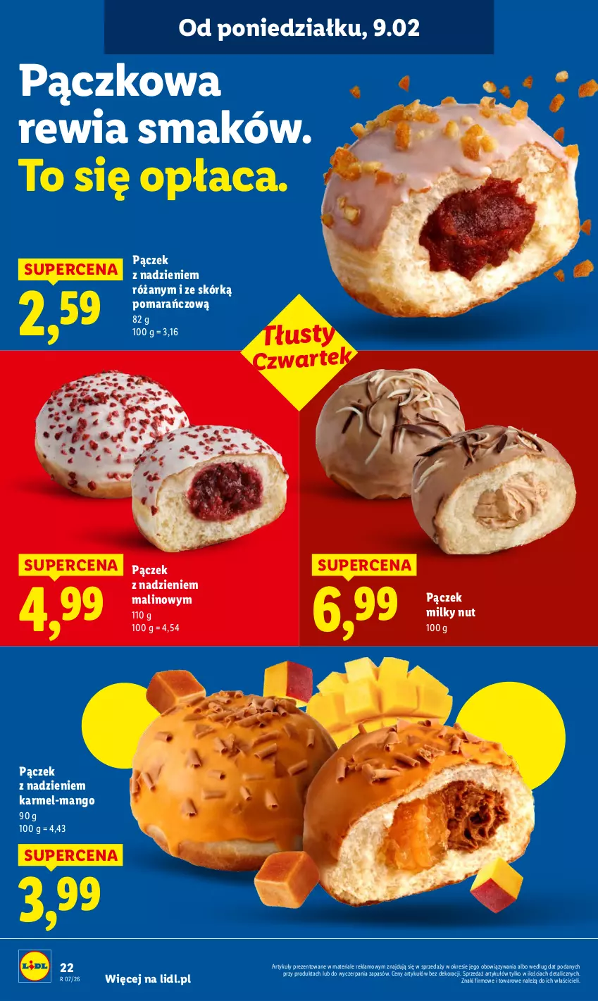 Gazetka promocyjna Lidl - GAZETKA - ważna 09.02 do 11.02.2026 - strona 22 - produkty: Mango, Pączek, Róża