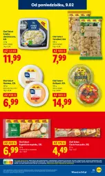 Gazetka promocyjna Lidl - GAZETKA - Gazetka - ważna od 11.02 do 11.02.2026 - strona 31 - produkty: Tortelloni, Sałatka, Hummus, Ciasto francuskie, Mus, Sałat