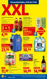 Gazetka promocyjna Lidl - GAZETKA - Gazetka - ważna od 11.02 do 11.02.2026 - strona 40 - produkty: Nałęczowianka, Sok, Por, Gra, Coca-Cola, Napoje, Pepsi, Sok jabłkowy, Rubin, Syrop, Woda mineralna, Woda, Napój, Herbapol, Nektar, Grejpfrut, Hortex