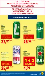 Gazetka promocyjna Lidl - GAZETKA - Gazetka - ważna od 11.02 do 11.02.2026 - strona 41 - produkty: Gra, Heineken, Carlsberg, Lech Premium