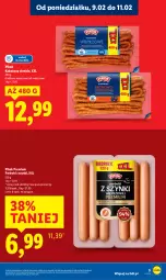 Gazetka promocyjna Lidl - GAZETKA - Gazetka - ważna od 11.02 do 11.02.2026 - strona 5 - produkty: Parówki, Parówki z szynki, PIKOK, Kabanos
