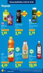 Gazetka promocyjna Lidl - GAZETKA - Gazetka - ważna od 11.02 do 11.02.2026 - strona 54 - produkty: Sok, Mus, Gra, Oleofarm, Granat, Ice tea, Chia, Kiwi, Coca-Cola, Napoje, Sok jabłkowy, Smoothie, Owoce, Wino, Herbata, Mango, Oleo, Nestea, Szpinak, HP, Fa