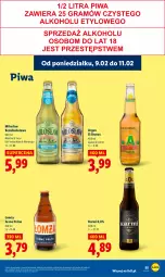 Gazetka promocyjna Lidl - GAZETKA - Gazetka - ważna od 11.02 do 11.02.2026 - strona 55 - produkty: Piwa, Karmi