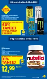 Gazetka promocyjna Lidl - GAZETKA - Gazetka - ważna od 11.02 do 11.02.2026 - strona 9 - produkty: Nutella, Napoje