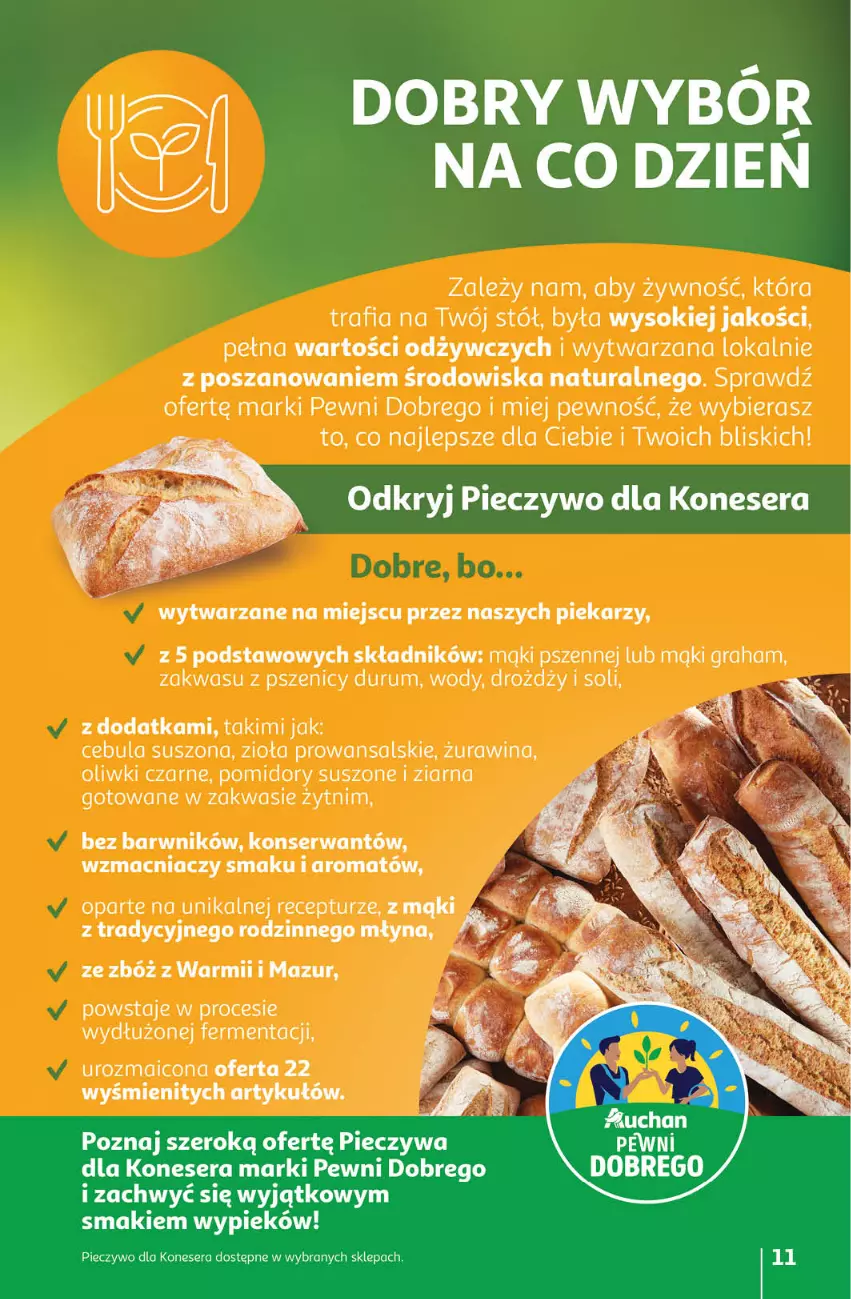 Gazetka promocyjna Auchan - Wielkanoc z najlepszej cenie! Część 2. Hipermarket Auchan - ważna 21.03 do 30.03.2024 - strona 11 - produkty: Cebula, Gra, Piec, Pieczywo, Rum, Ser, Sok, Stół