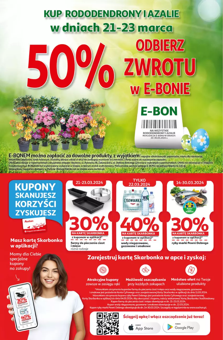 Gazetka promocyjna Auchan - Wielkanoc z najlepszej cenie! Część 2. Hipermarket Auchan - ważna 21.03 do 30.03.2024 - strona 2 - produkty: Dron, Drony, Koc, Noż, Piec, Por