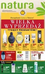 Gazetka promocyjna Drogerie Natura - Gazetka Drogerie Natura - Gazetka - ważna od 04.09 do 04.09.2023 - strona 1 - produkty: Woda perfumowana, Makijaż, Ser, Rum, Tulipan, Dezodorant, Calvin Klein, Perfum, Pasta do zębów, KOBO, Tusz, Serum, Vita C, Woda toaletowa, Peeling, Bourjois, Krem pod oczy, Garnier, Serum pod oczy, SESSIO, Elmex, Woda, Mleko