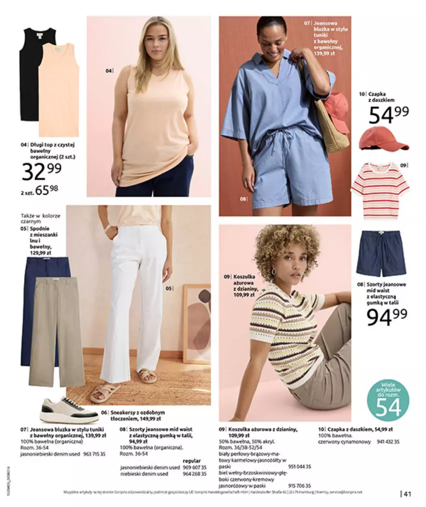Gazetka promocyjna Bonprix - NIE MASZ W CZYM SIĘ OPALAĆ? - ważna 18.05 do 15.06.2026 - strona 43 - produkty: Czapka, Fa, Kawa, Por, Top