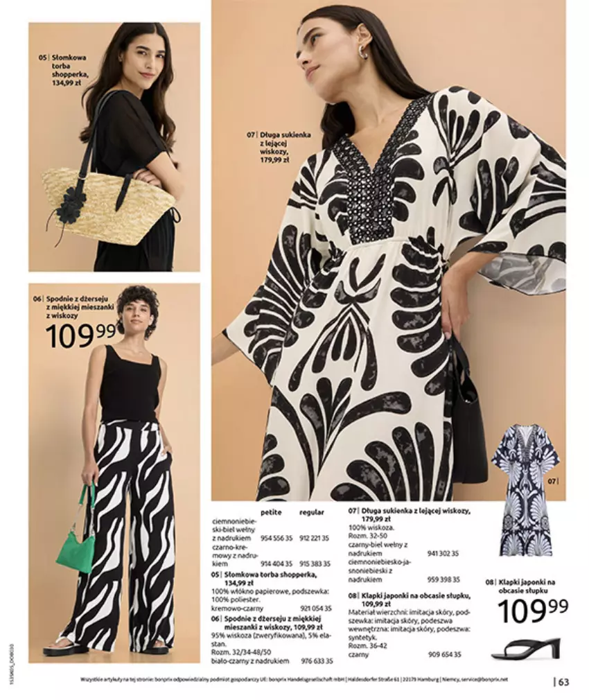 Gazetka promocyjna Bonprix - NIE MASZ W CZYM SIĘ OPALAĆ? - ważna 18.05 do 15.06.2026 - strona 65 - produkty: Fa, Klapki, Korba